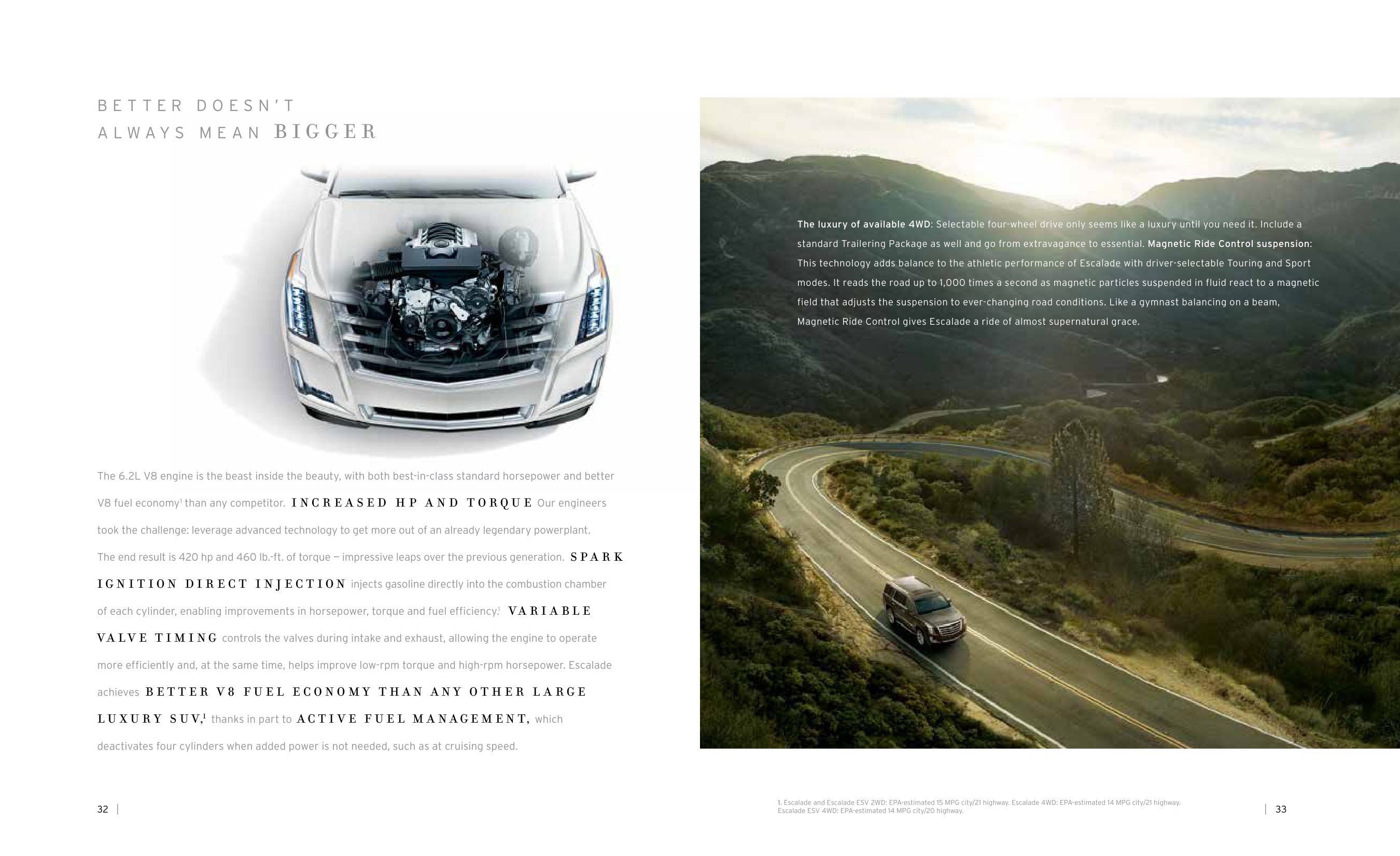 2015 Cadillac Escalade Brochure Page 6